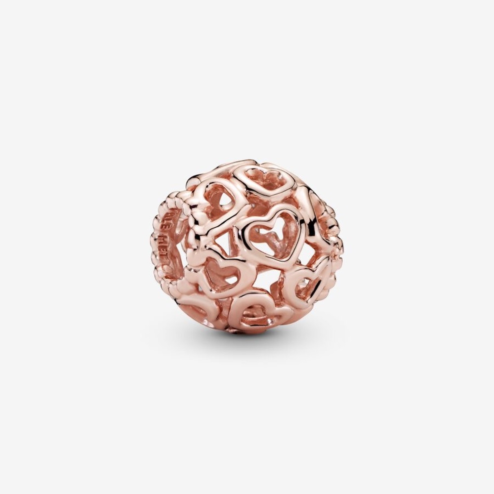 Pandora Hearts All Over Charm (Rose Gold)